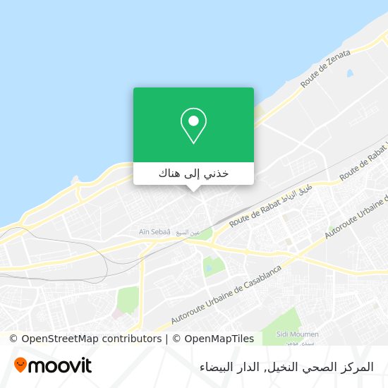 خريطة المركز الصحي النخيل