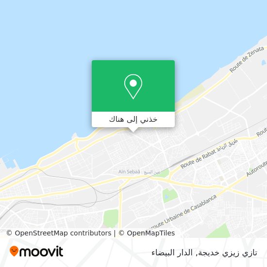 خريطة تازي زيزي خديجة