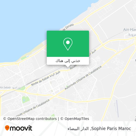 خريطة Sophie Paris Maroc