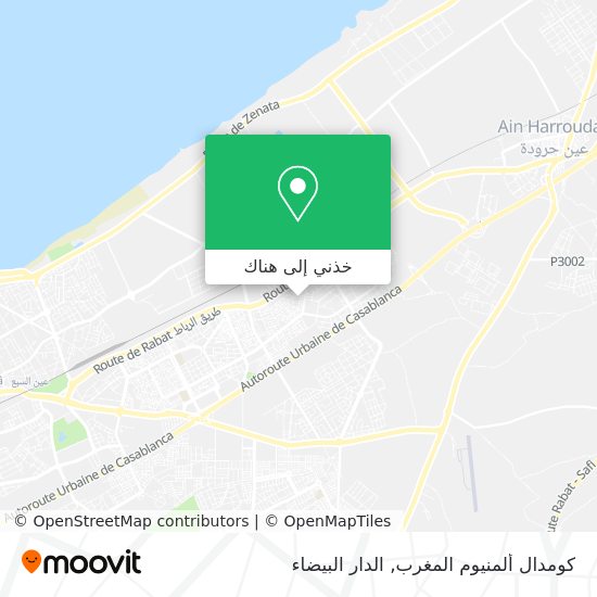 خريطة كومدال ألمنيوم المغرب