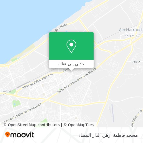خريطة مسجد فاطمة أزهر