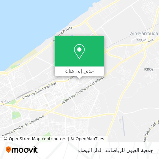 خريطة جمعية العيون للرياضات