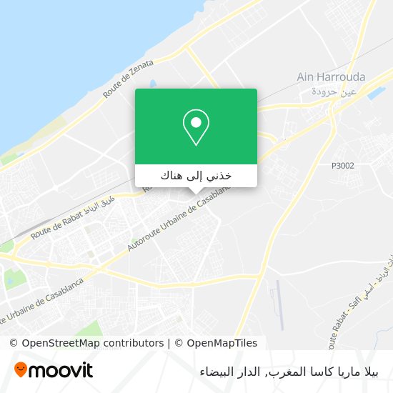 خريطة بيلا ماريا كاسا المغرب
