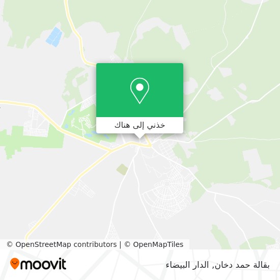 خريطة بقالة حمد دخان