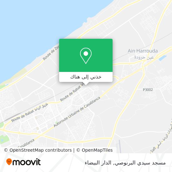 خريطة مسجد سيدي البرنوصي