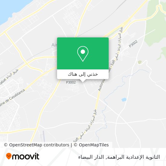خريطة الثانوية الإعدادية البراهمة