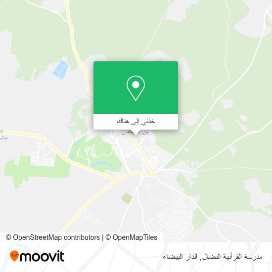خريطة مدرسة القرأنية النضال