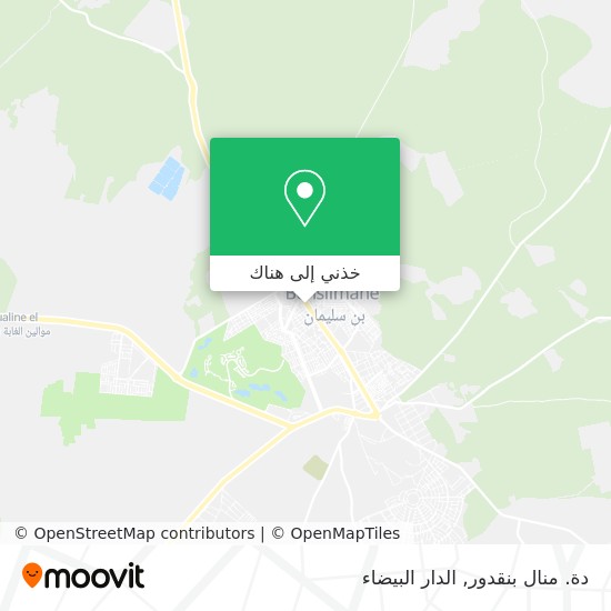 خريطة دة. منال بنقدور