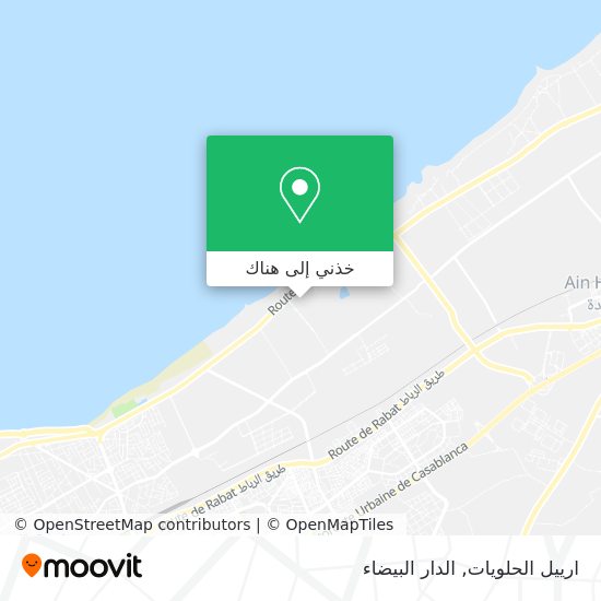 خريطة ارييل الحلويات