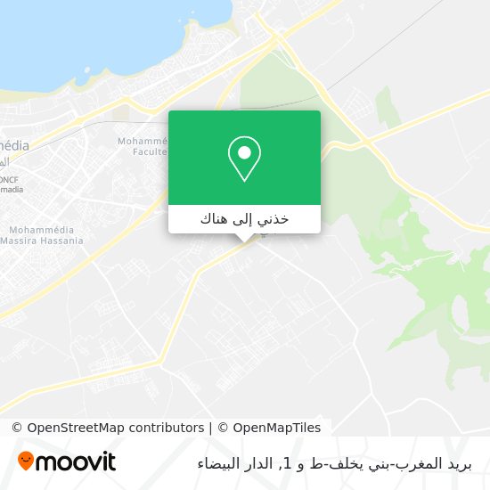 خريطة بريد المغرب-بني يخلف-ط و 1
