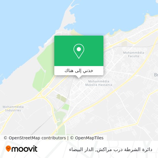 خريطة دائرة الشرطة درب مراكش