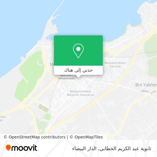 خريطة ثانوية عبد الكريم الخطابي