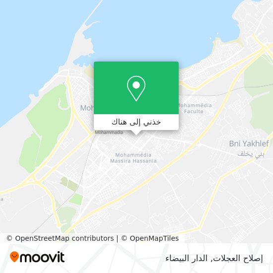 خريطة إصلاح العجلات