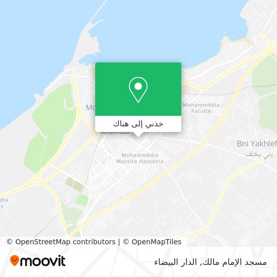 خريطة مسجد الإمام مالك