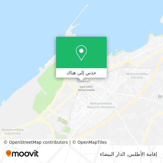 خريطة إقامة الأطلس