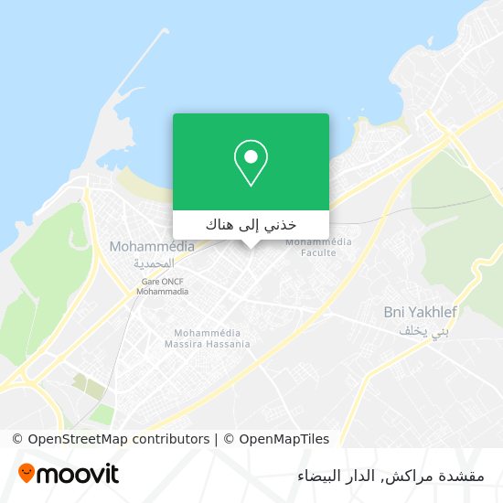 خريطة مقشدة مراكش