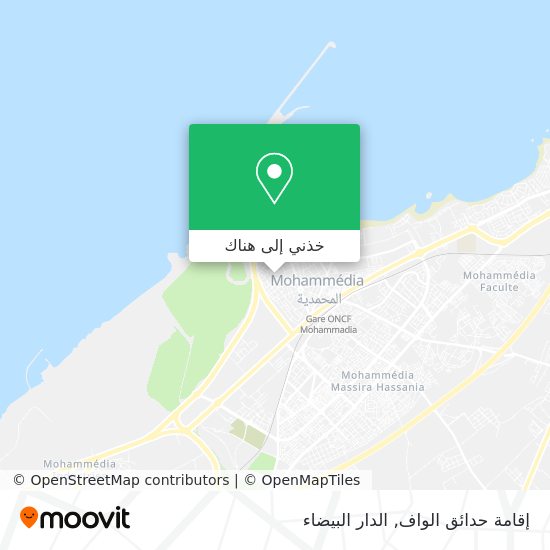 خريطة إقامة حدائق الواف