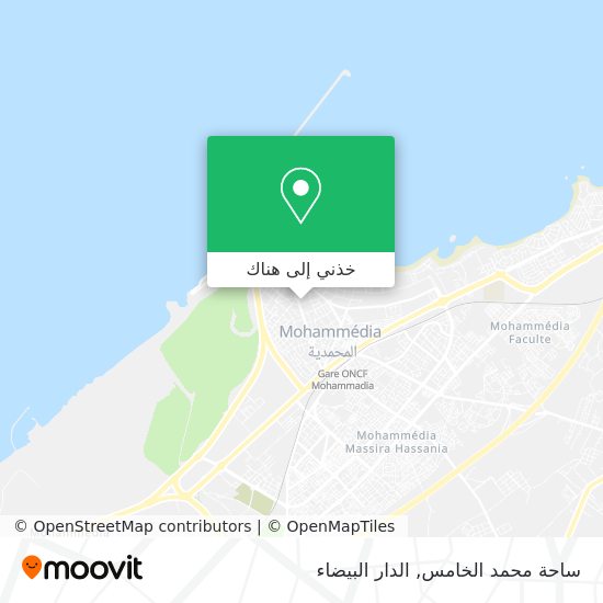 خريطة ساحة محمد الخامس