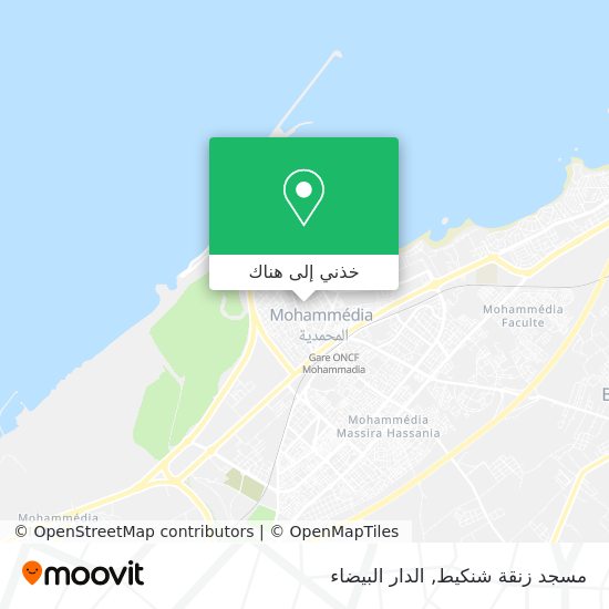 خريطة مسجد زنقة شنكيط