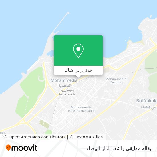خريطة بقالة مطيقي راشد