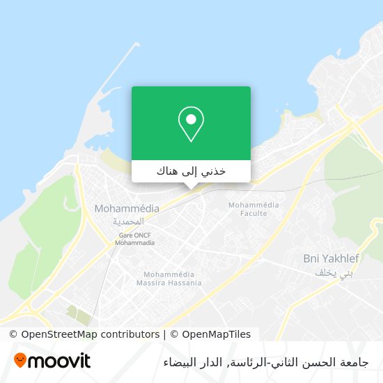 خريطة جامعة الحسن الثاني-الرئاسة