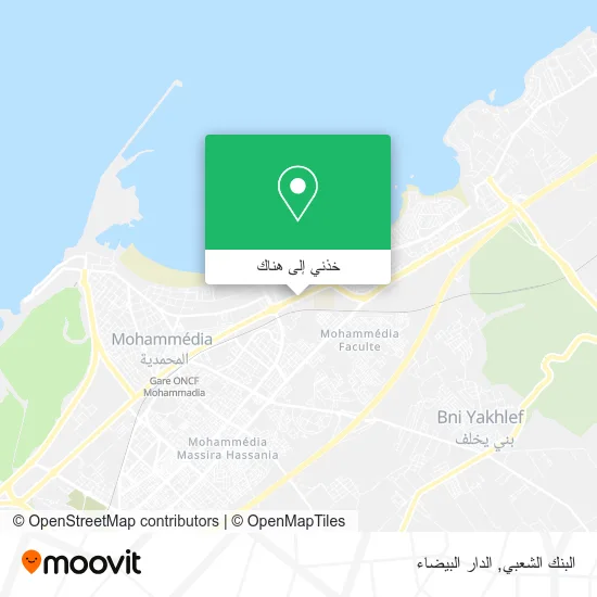 خريطة البنك الشعبي