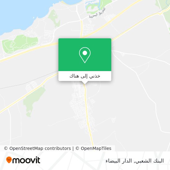 خريطة البنك الشعبي