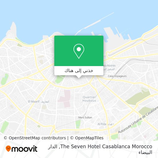 خريطة The Seven Hotel Casablanca Morocco