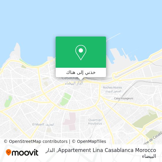 خريطة Appartement Lina Casablanca Morocco