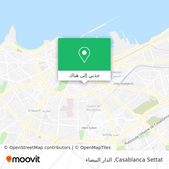 خريطة Casablanca Settat
