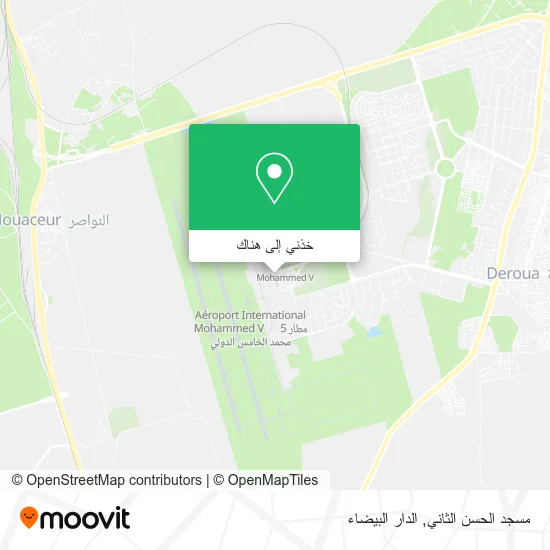 خريطة مسجد الحسن الثاني