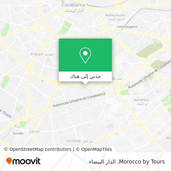 خريطة Morocco by Tours