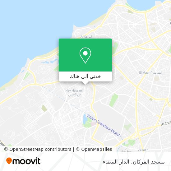 خريطة مسجد الفركان