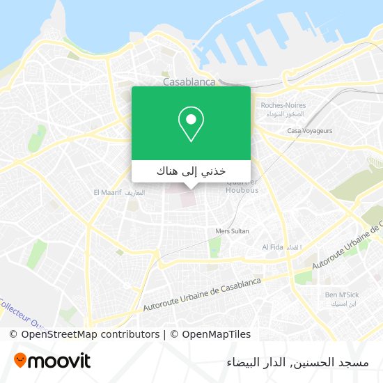 خريطة مسجد الحسنين