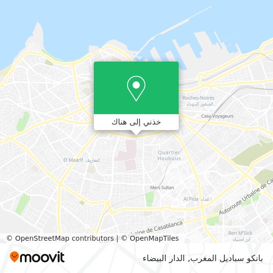 خريطة بانكو سباديل المغرب
