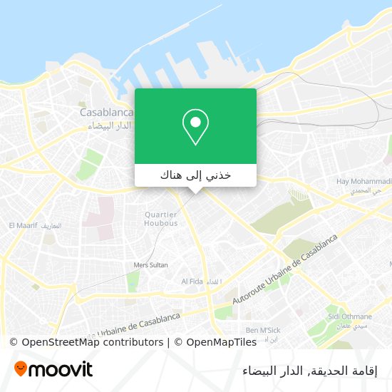 خريطة إقامة الحديقة