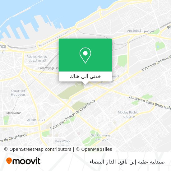 خريطة صيدلية عقبة إبن نافع