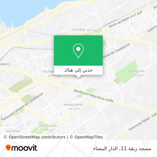 خريطة مسجد زنقة 11