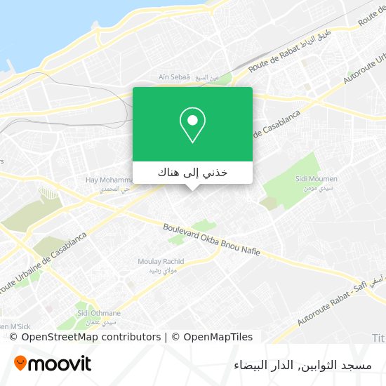خريطة مسجد الثوابين