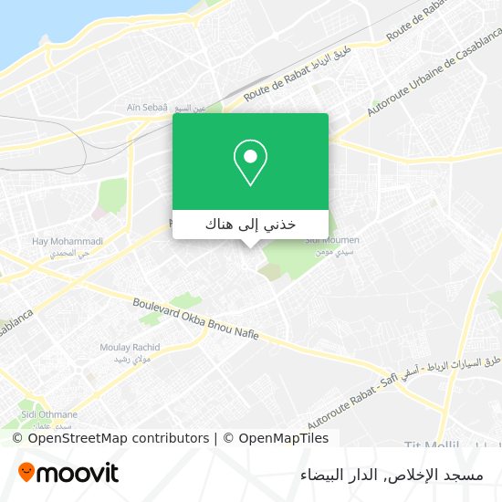 خريطة مسجد الإخلاص