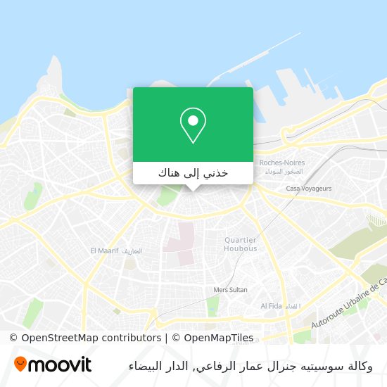 خريطة وكالة سوسيتيه جنرال عمار الرفاعي