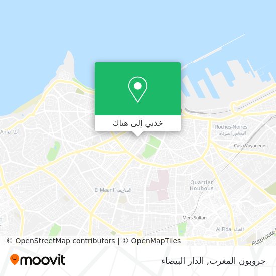 خريطة جروبون المغرب