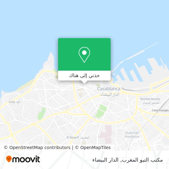 خريطة مكتب التبو المغرب