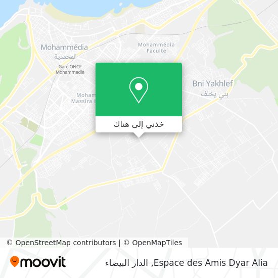 خريطة Espace des Amis Dyar Alia