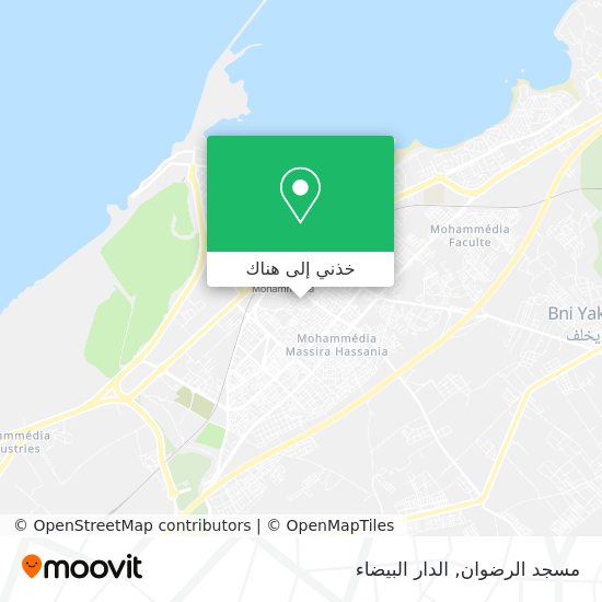 خريطة مسجد الرضوان