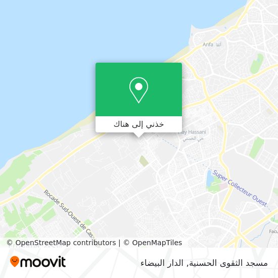 خريطة مسجد الثقوى الحسنية