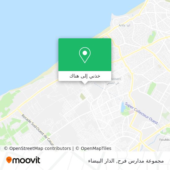 خريطة مجموعة مدارس فرح