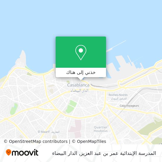خريطة المدرسة الإبتدائية عمر بن عبد العزيز