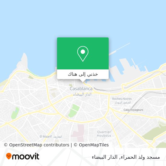 خريطة مسجد ولد الحمراء