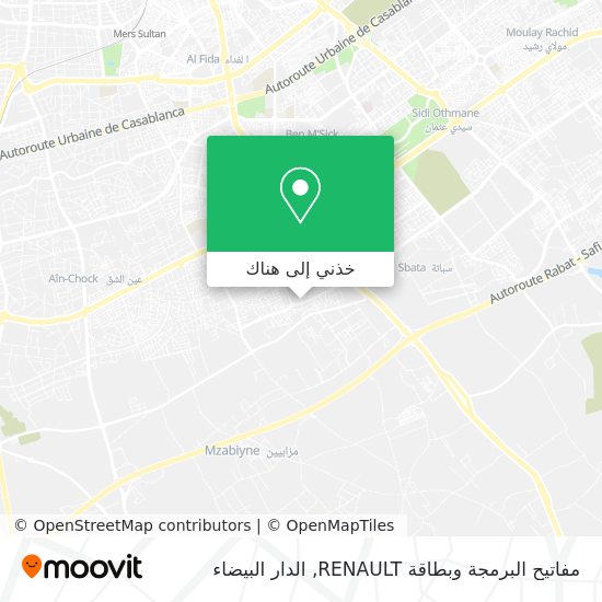 خريطة مفاتيح البرمجة وبطاقة RENAULT